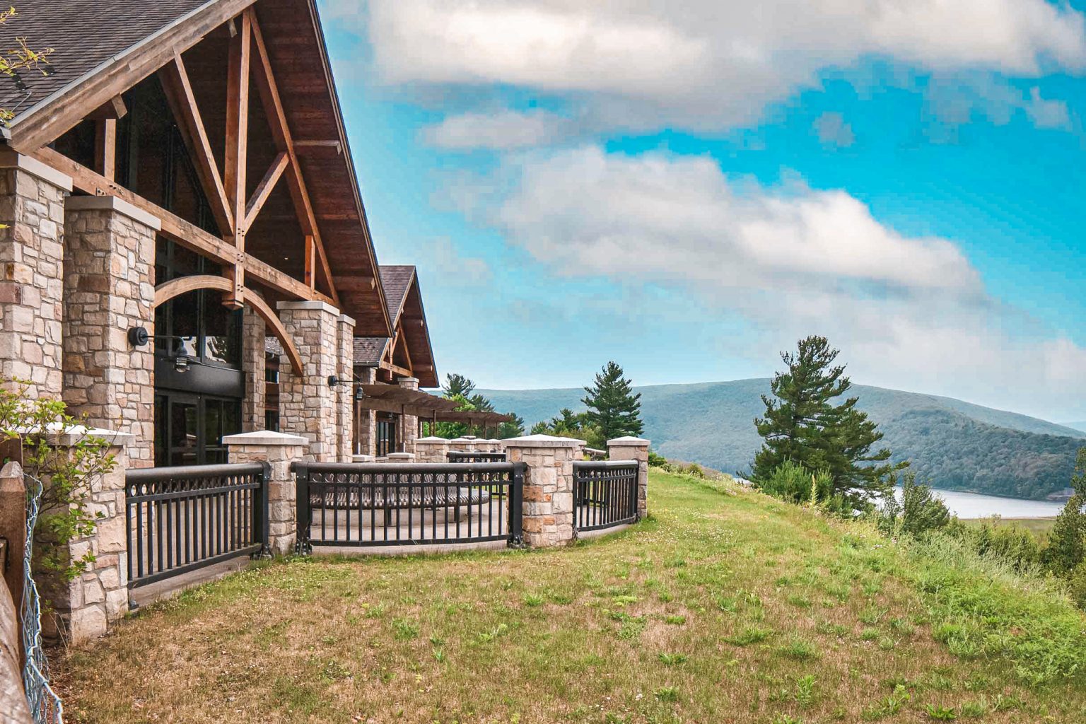 Pennsylvania Welcome Center by Woodhouse, The Timber Frame Company