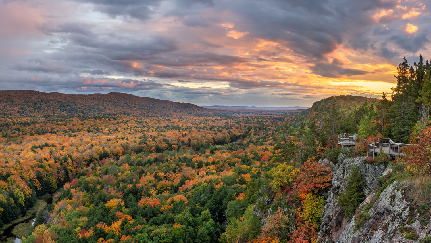 Porcupine Mountains in Michigan