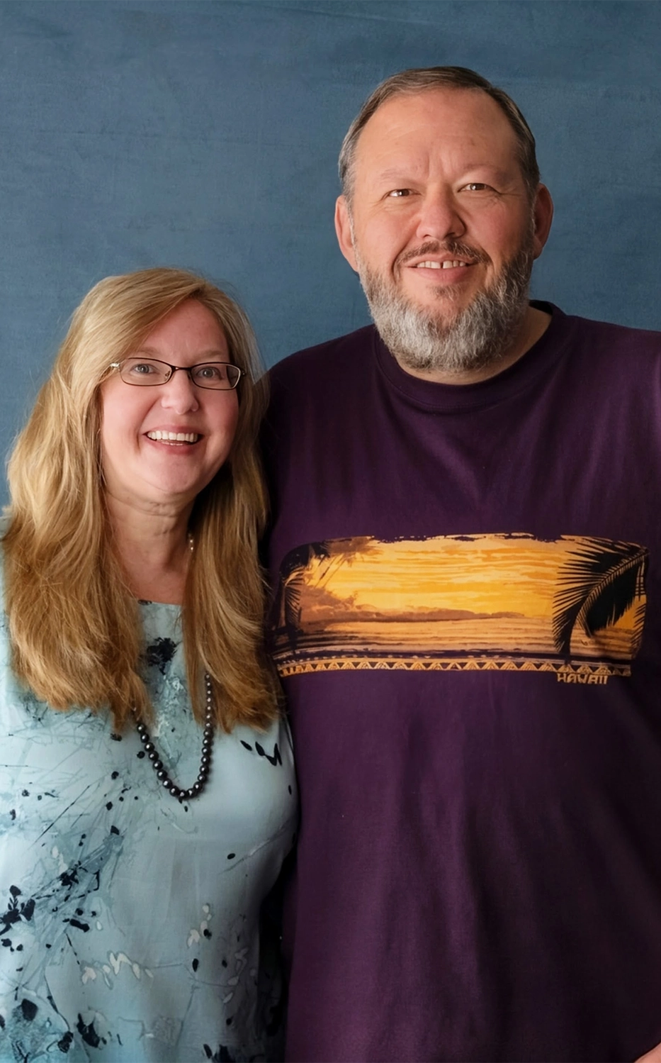 Dwayne_Photo Dwayne Shell with his wife.