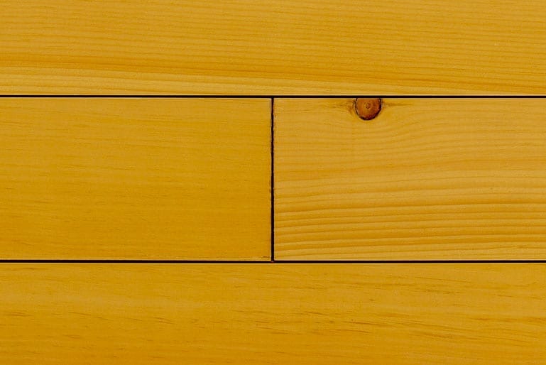 Tongue and Groove wood panels with the Almond finish.