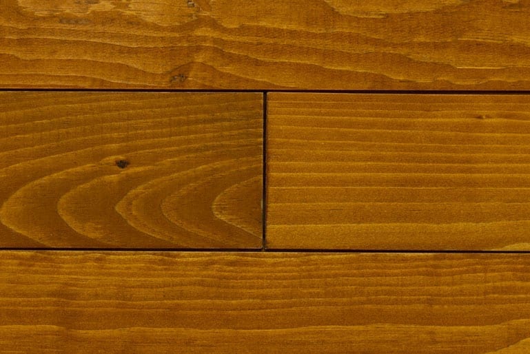 Tongue and Groove wood panels with the Copper finish.