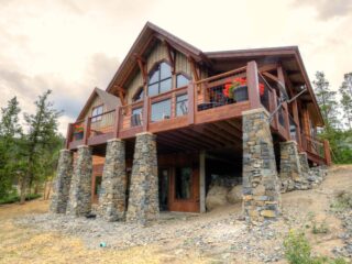 Custom Southern Yellow Pine Timber Frame Home in Keystone, CO