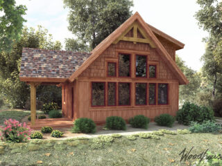 Timber Frame Cabin Floor Plans - Woodhouse