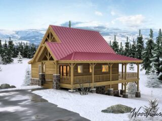 Timber Frame Cabin Floor Plans - Woodhosue