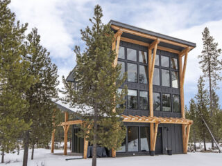 RockyView Timber Frame Home from Woodhouse