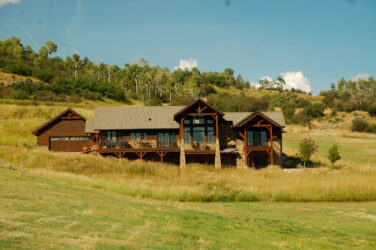 Custom Red Oak Timber Frame Home in Oak Creek CO