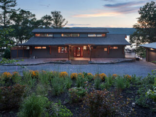 Baliview Southern Yellow Pine Timber Frame Home in Burdett NY